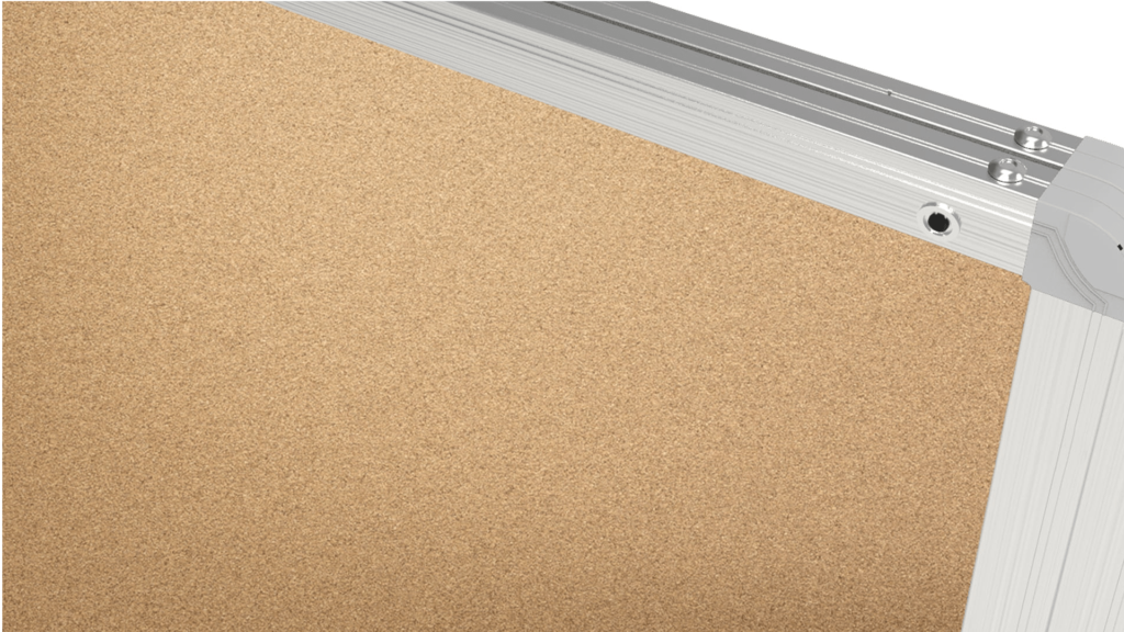Cork Display Case 150x100 cm Aluminium Frame