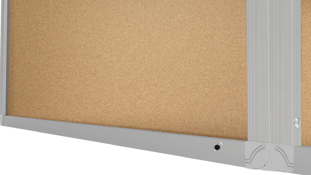 Cork Display Case 120x90 cm Aluminium Frame