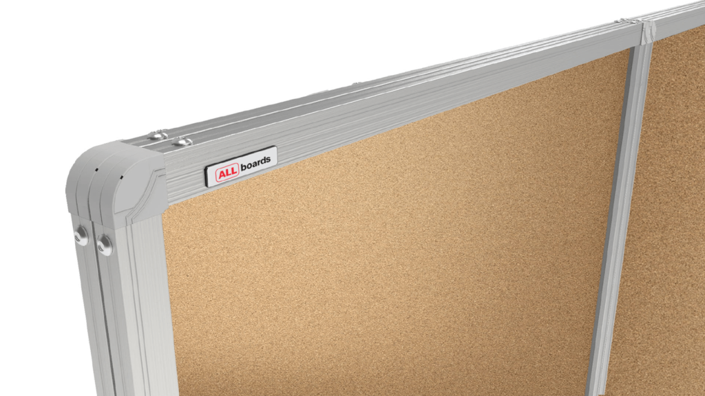 Cork Display Case 120x90 cm Aluminium Frame