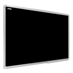 OUTLET Chalkboard black magnetic surface aluminium frame 150x100 cm