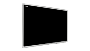 OUTLET Chalkboard black magnetic surface aluminium frame 150x100 cm