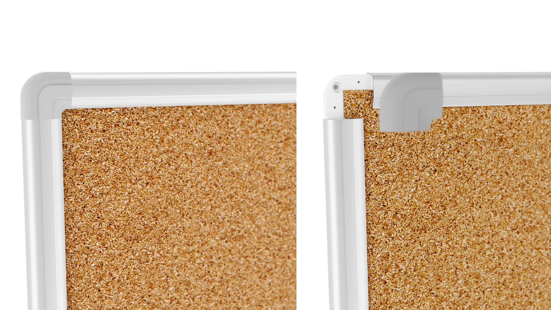 Cork notice board aluminium frame 240x120 cm - Image 8