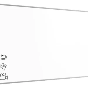 Whiteboard dry erase ceramic surface aluminium frame 300x120 cm P3