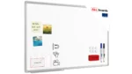 Whiteboard dry erase ceramic surface aluminium frame 90x60 cm P3