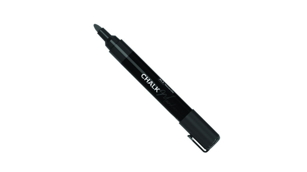 ALLboards chalk marker for glass, chalk and dry-erase whiteboards - BLACK