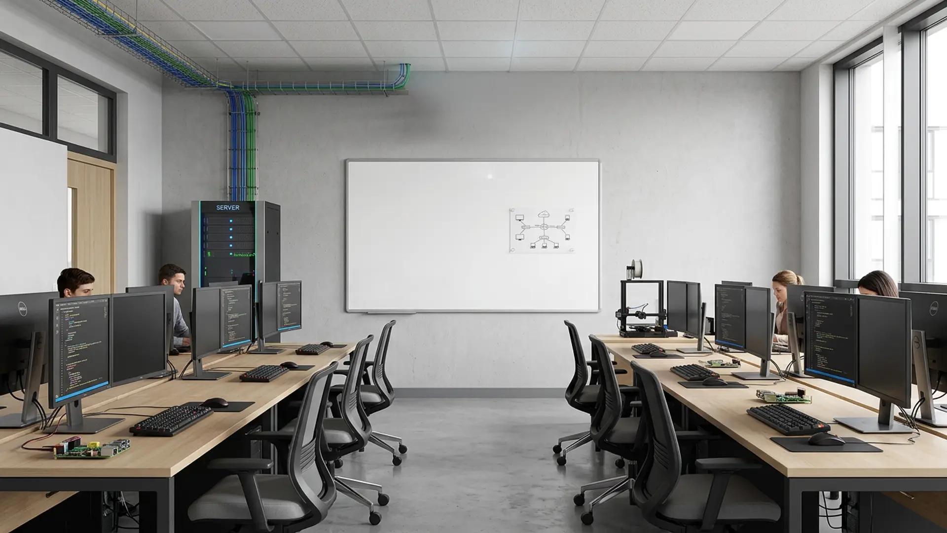 Whiteboard dry erase magnetic surface aluminium frame 170x100 cm PREMIUM EXPO + FREE Accessory Set - Image 4