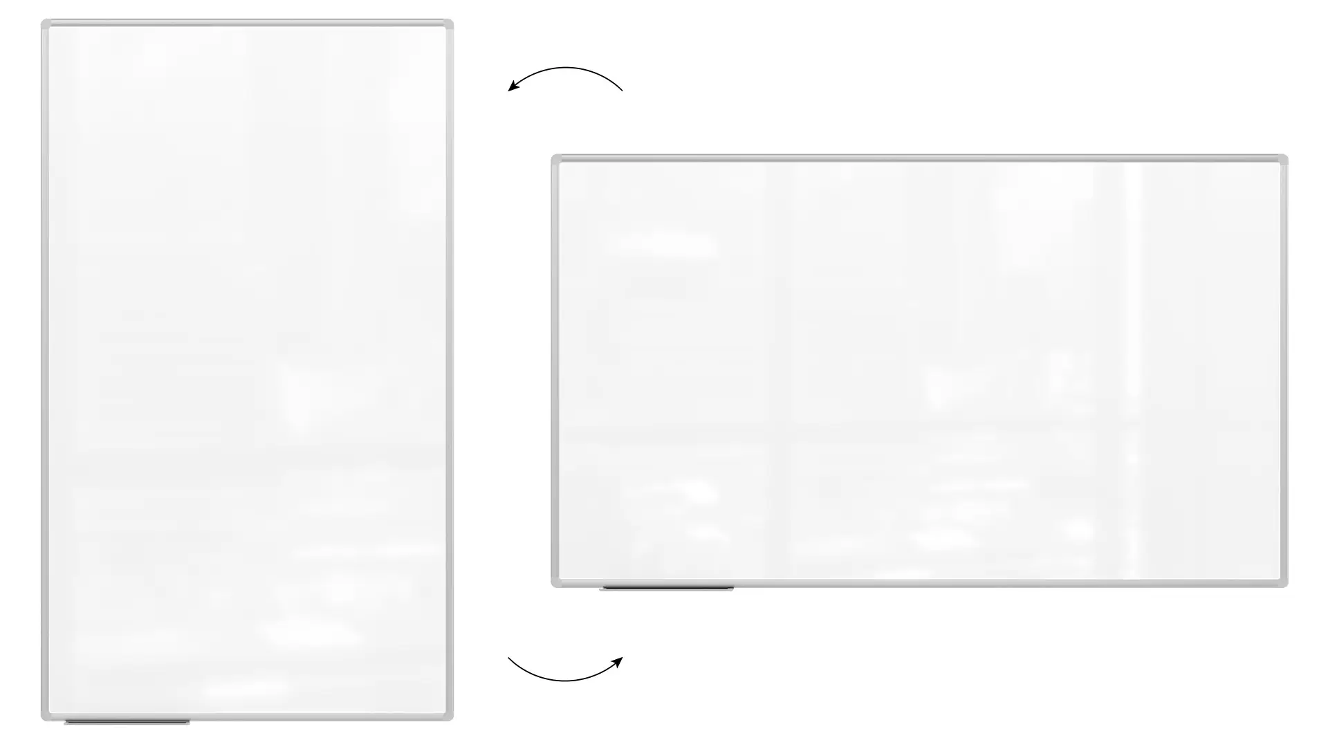 Whiteboard dry erase magnetic surface aluminium frame 170x100 cm PREMIUM EXPO + FREE Accessory Set - Image 5