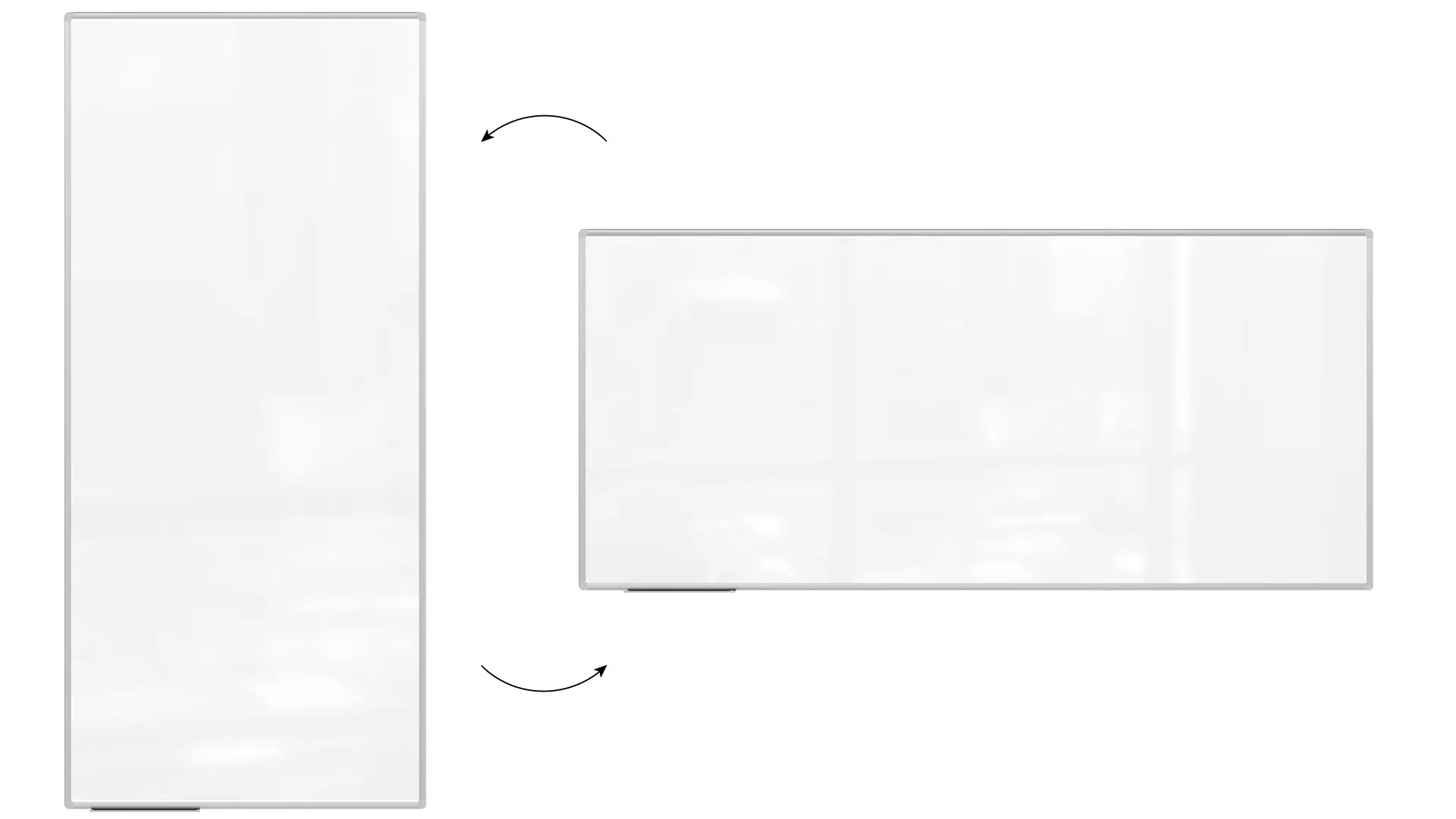 Whiteboard dry erase magnetic surface aluminium frame 220x100 cm PREMIUM EXPO + FREE Accessory Set - Image 5