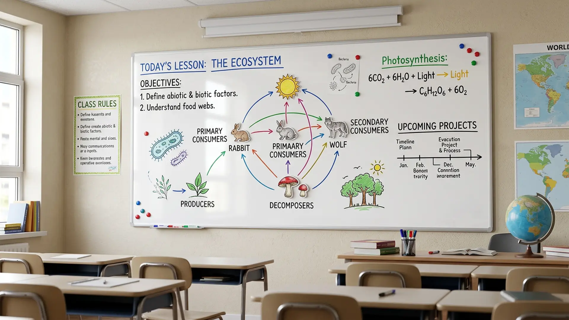 Whiteboard dry erase magnetic surface aluminium frame 220x100 cm PREMIUM EXPO + FREE Accessory Set - Image 9