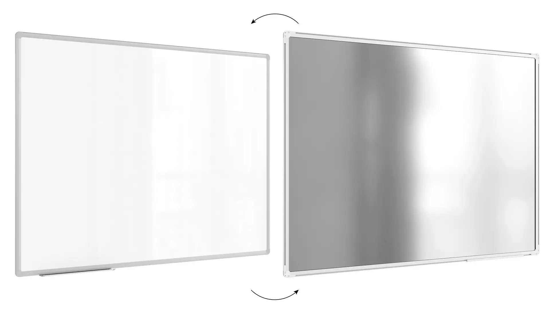 Whiteboard dry erase magnetic surface aluminium frame 250x120 cm PREMIUM EXPO + FREE Accessory Set - Image 11