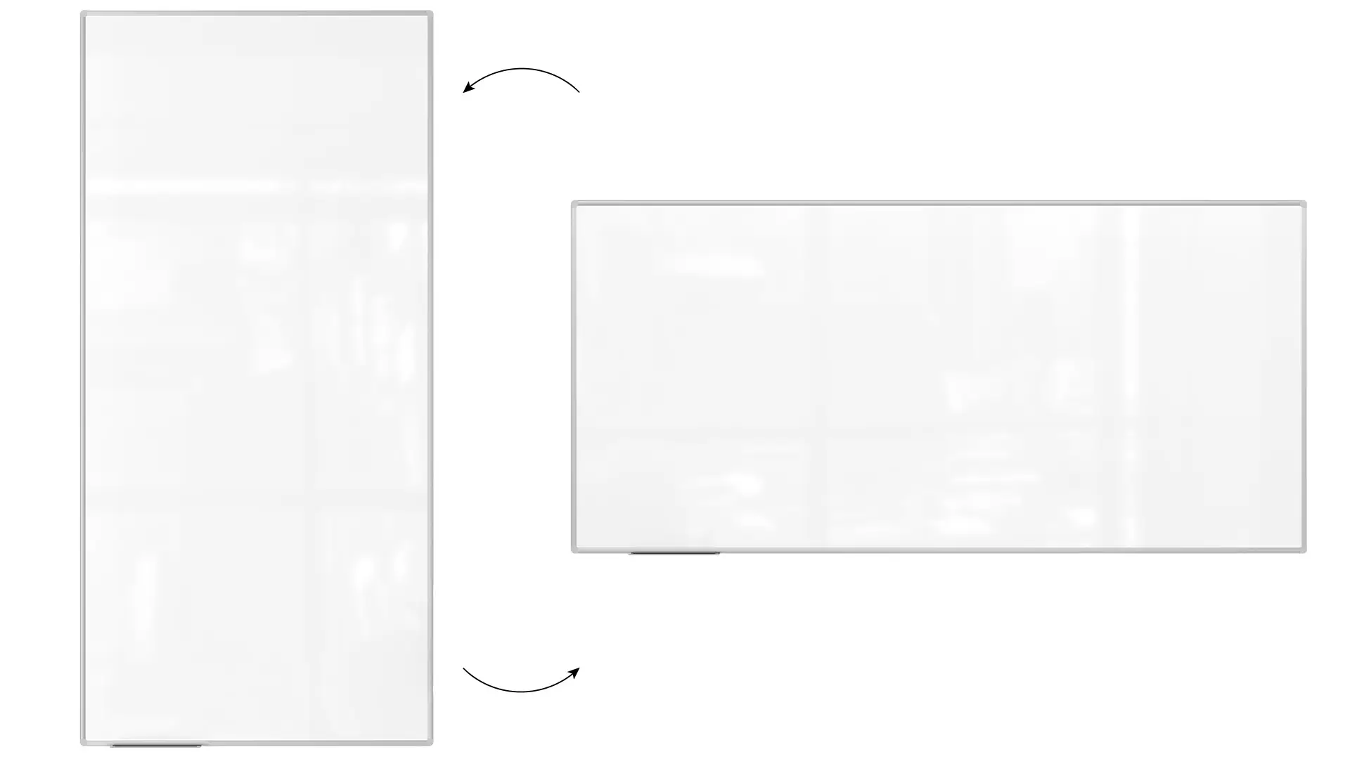 Whiteboard dry erase magnetic surface aluminium frame 250x120 cm PREMIUM EXPO + FREE Accessory Set - Image 5