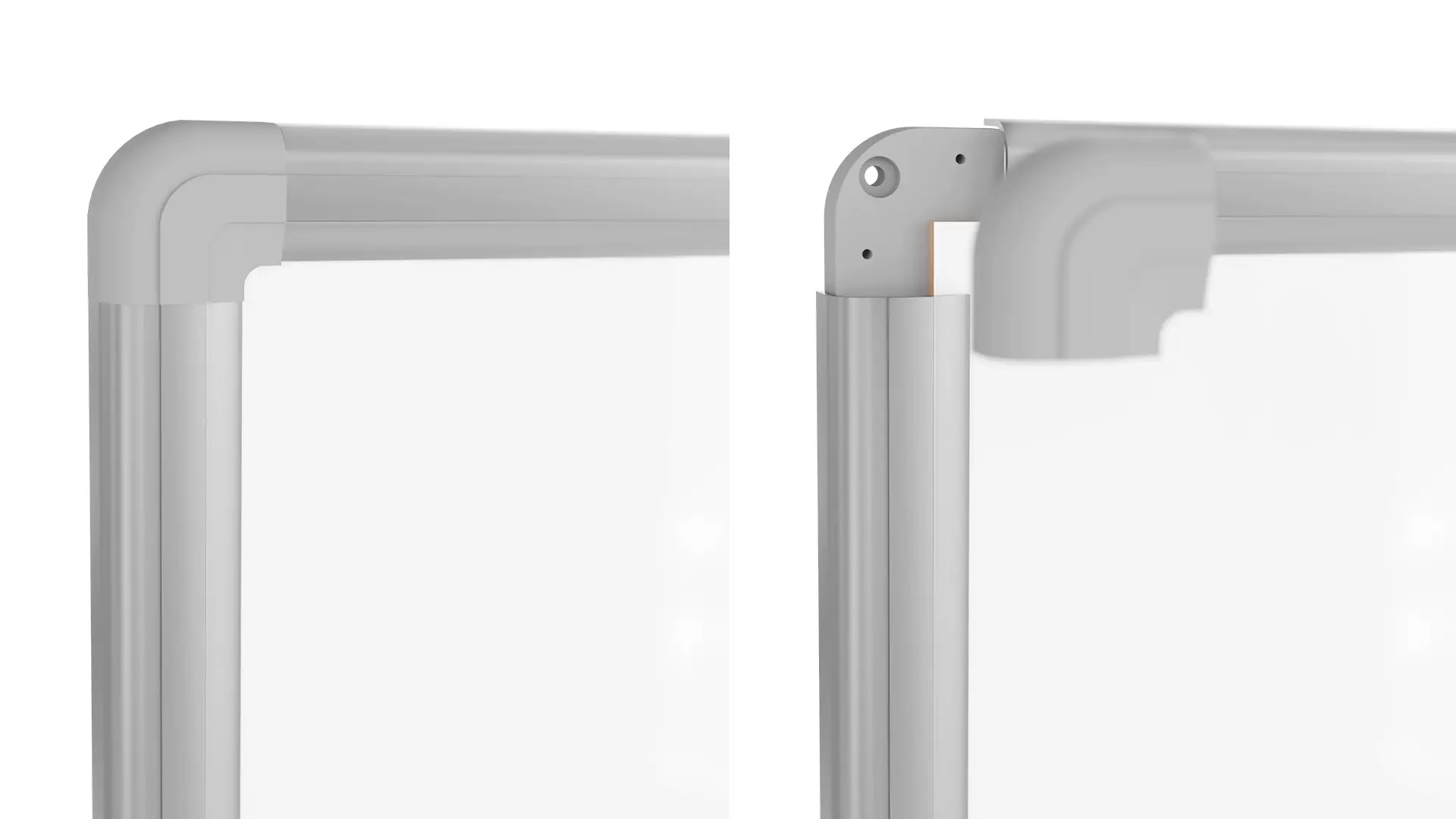 Whiteboard dry erase magnetic surface aluminium frame 80x50 cm PREMIUM EXPO + FREE Accessory Set - Image 7
