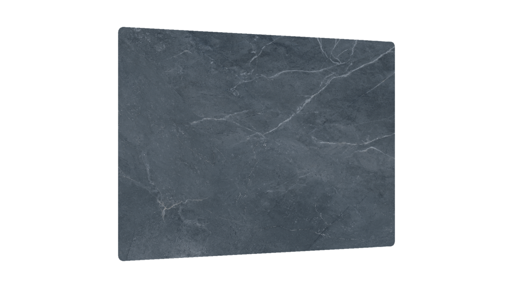 Glass Chopping Board Anthracite Marble 60x52cm Cutting Board Splashback Worktop Saver for Kitchen Hob Protection