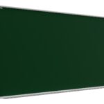 Green chalkboard magnetic surface aluminium frame 170x100 cm