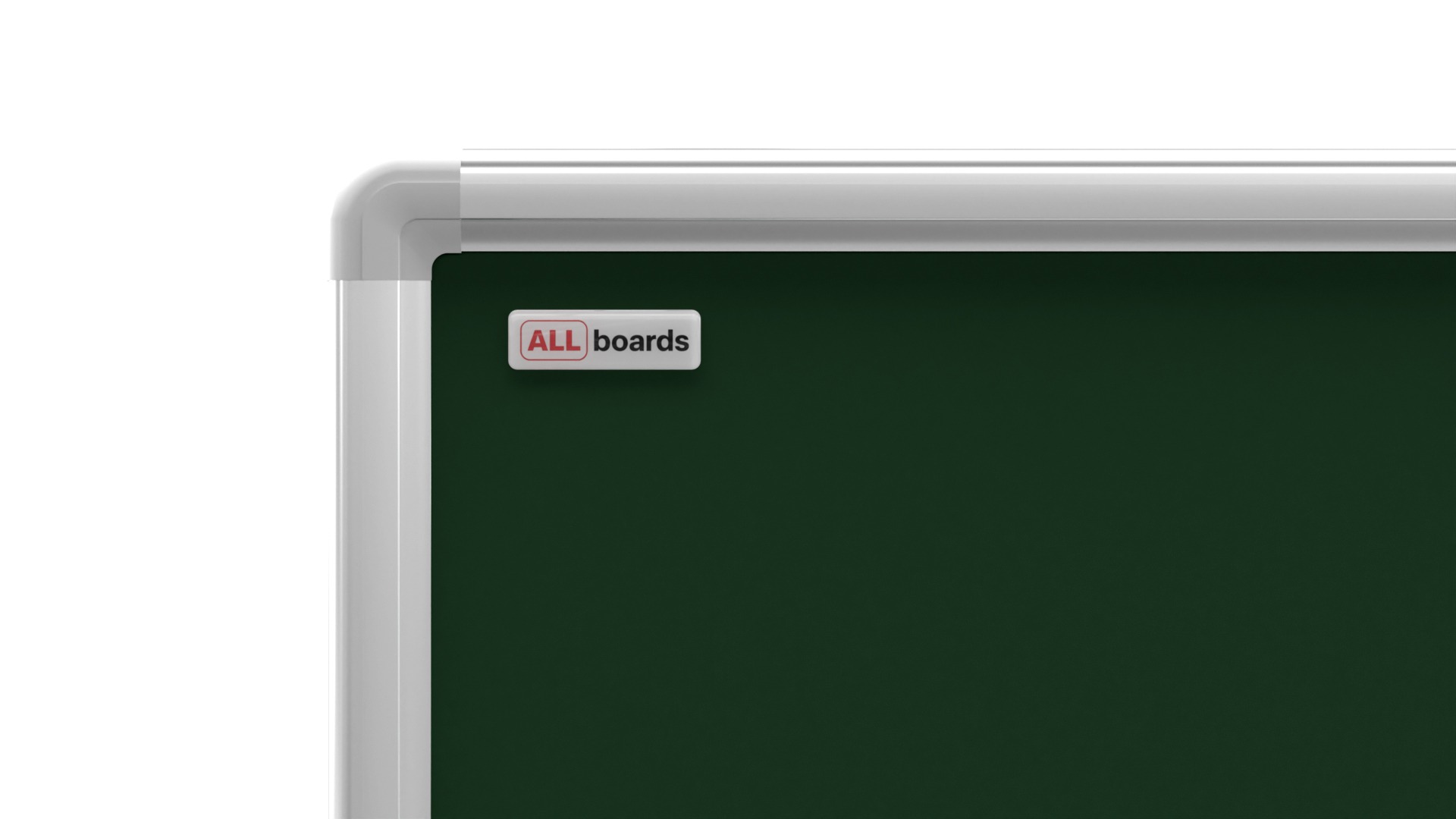 Green chalkboard magnetic surface aluminium frame 240x100 cm - Image 6