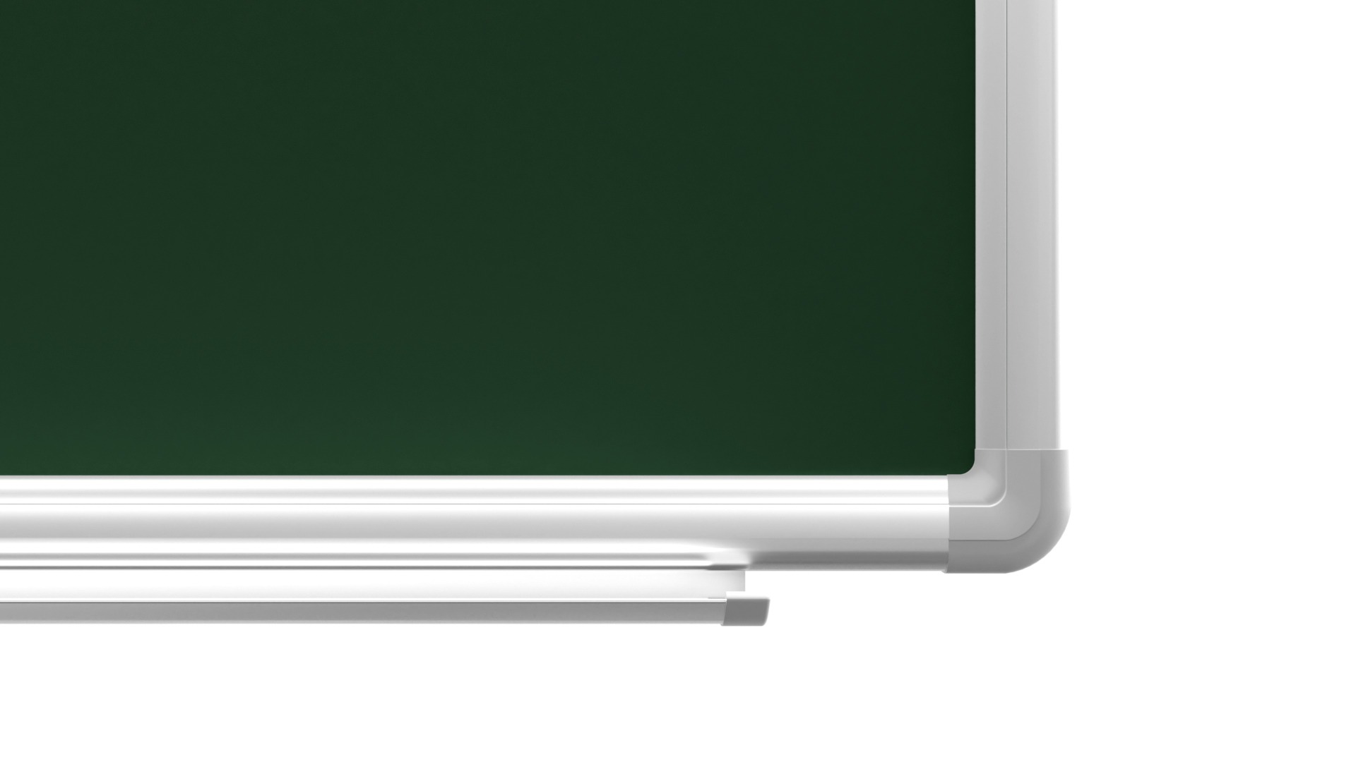 Green chalkboard magnetic surface aluminium frame 240x100 cm - Image 7