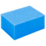 Blue eraser for chalkboards