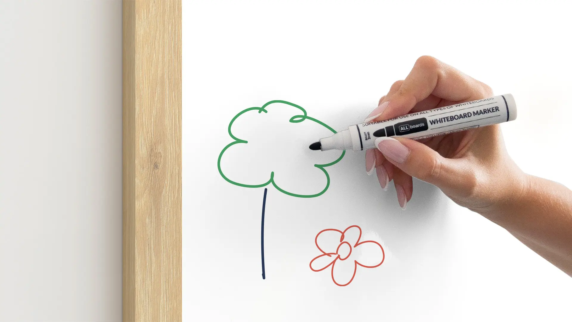House shape magnetic dry erase whiteboard 90x60 cm - Image 6