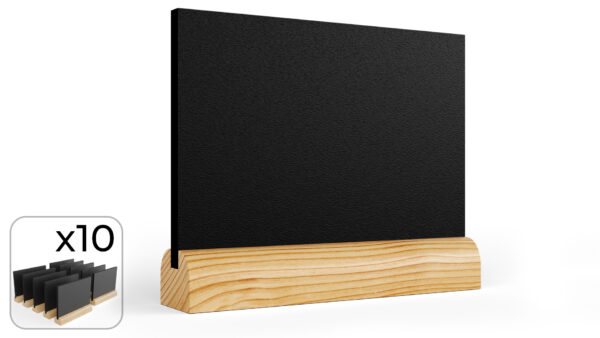 Table top chalkboards MINI SHAPE - set of 10
