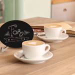 Table top chalkboards OVAL SHAPE - set of 10
