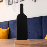 Table top chalkboards WINE SHAPE BOTTLE OF WINE - set of 4