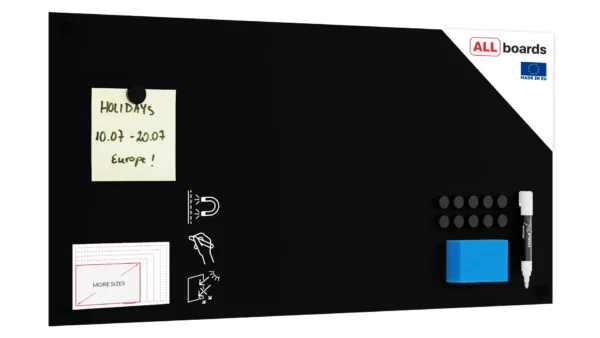 Frameless SLIMboard Magnetic Chalkboard 60x30 cm + FREE Accessories