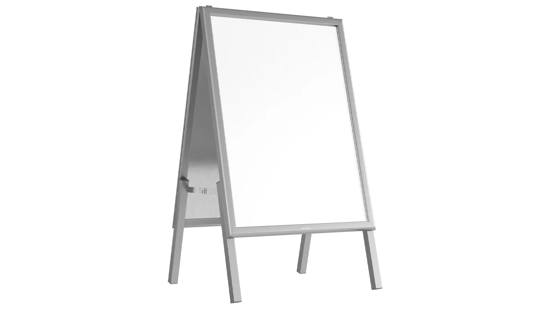B2 size, double-sided, snap frame A-board in a silver aluminium frame - Image 6