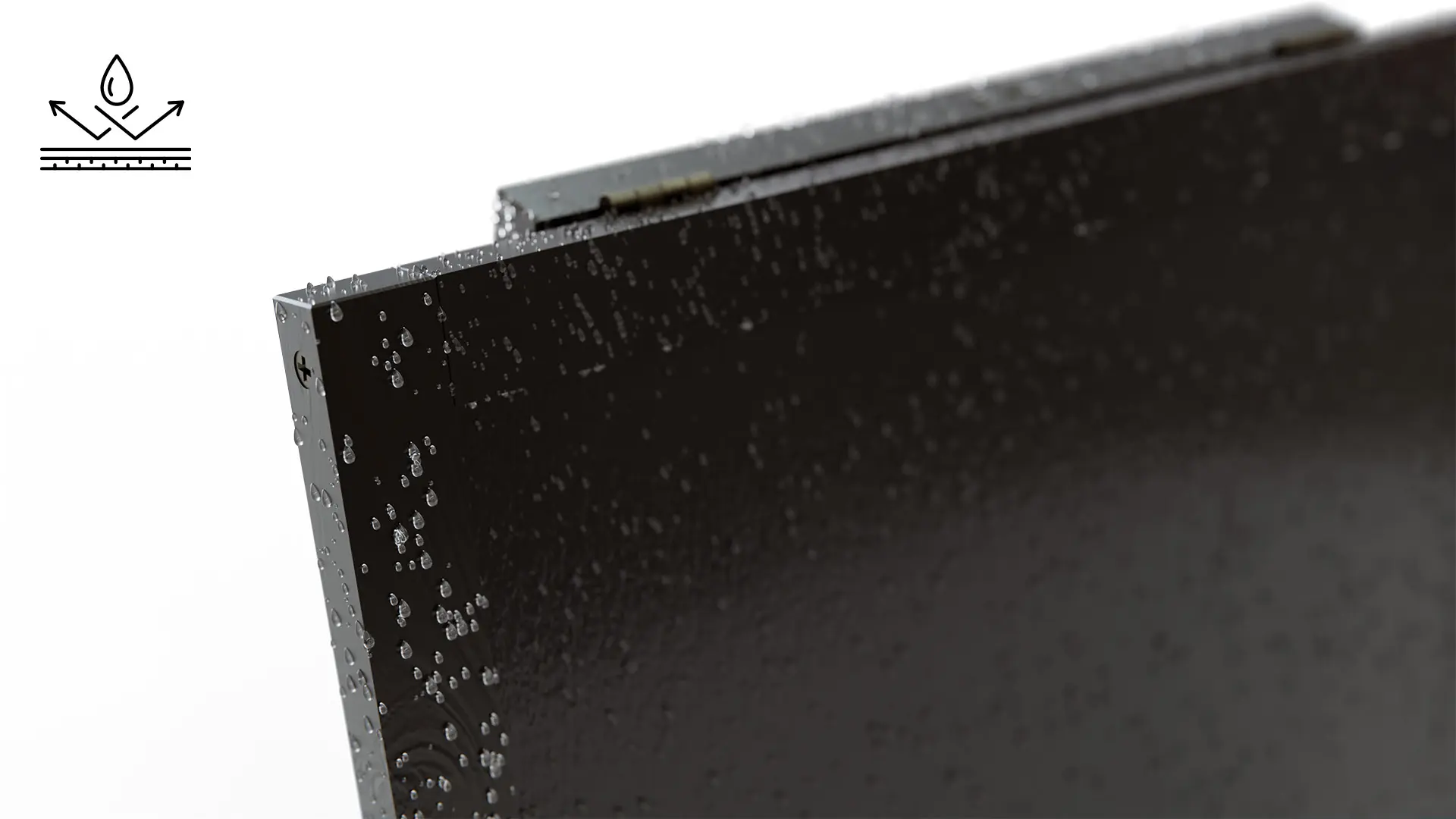 Waterproof Single-Sided A-Board with Chalk Surface In A BLACK Frame - 78x44 cm Advertising Stand - Image 7