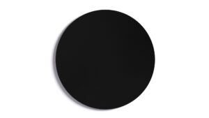 Circular Magnetic Chalkboard in Black – 40 cm Diameter, Frameless Magnetic Panel