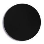 Circular Magnetic Chalkboard in Black – 80 cm Diameter, Frameless Magnetic Panel