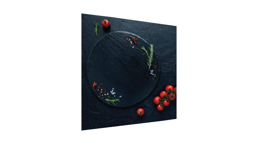Glass Splashback Kitchen TOMATOES CHERRY TOMATOES CERAMIC STONE 60x65cm