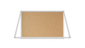 Cork Display Case with Aluminium Frame 90x60cm Lockable Poster Case with Cork Rear Panel