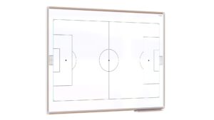 Football Tactical Board - 120x90 cm Magnetic Coach Whiteboard