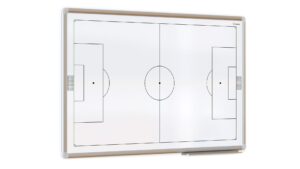 Football Tactical Board - 90x60 cm Magnetic Coach Whiteboard