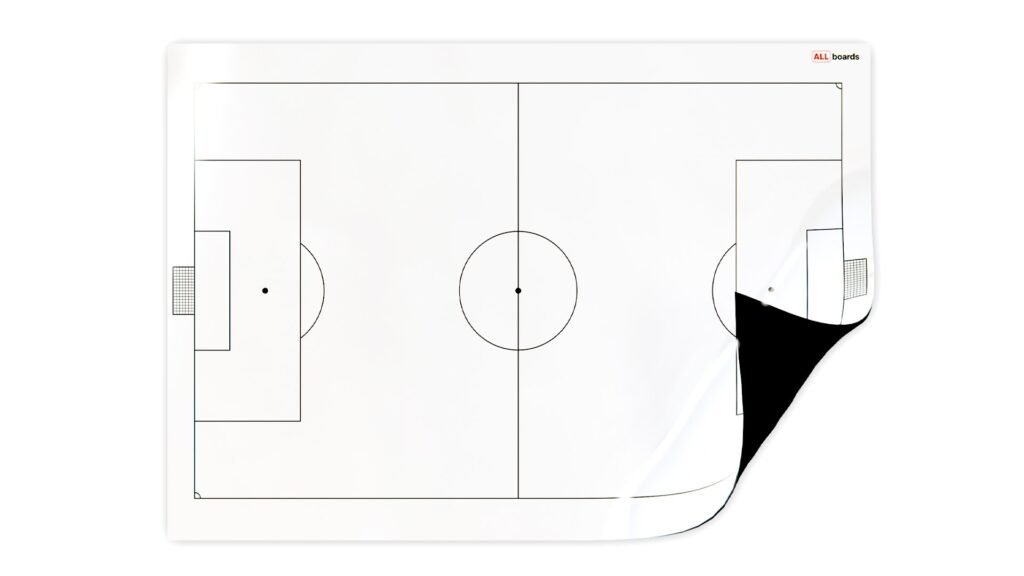 Magnetic Overlay For Football Coaching Sessions - Dry Erase, A4 Size