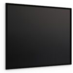 Chalkboard 100x80 cm with varnished black frame ECO
