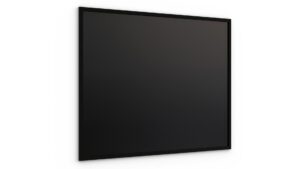 Chalkboard 100x80 cm with varnished black frame ECO