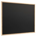 Chalkboard 100x80 cm with a wooden frame ECO
