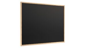Chalkboard 100x80 cm with a wooden frame ECO