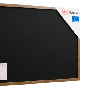 Black chalkboard 150x100 cm wooden frame
