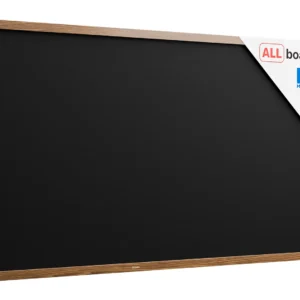 Black chalkboard 200x100 cm wooden frame