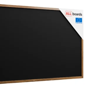 Black chalkboard 200x120 wooden frame