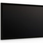 Chalkboard 60x40 cm with varnished black frame ECO