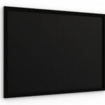 Chalkboard 70x50 cm with varnished black frame ECO
