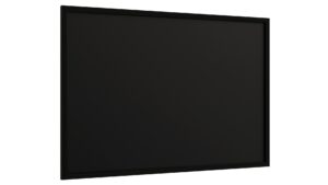 Chalkboard 90x60 cm with varnished black frame ECO