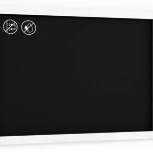 Chalkboard in white frame 90 cm x 60 cm