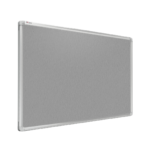 Felt notice board aluminium frame 180x120 cm GRAY