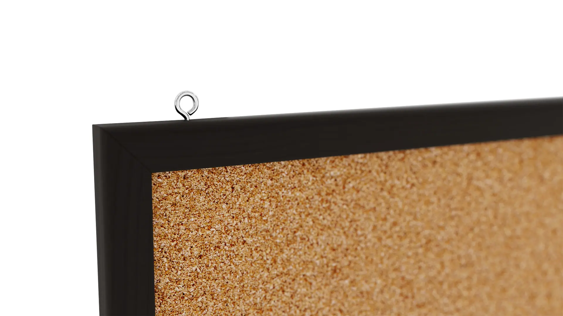 Cork notice board wooden black frame 60x40 cm + FREE Accessories - Image 7