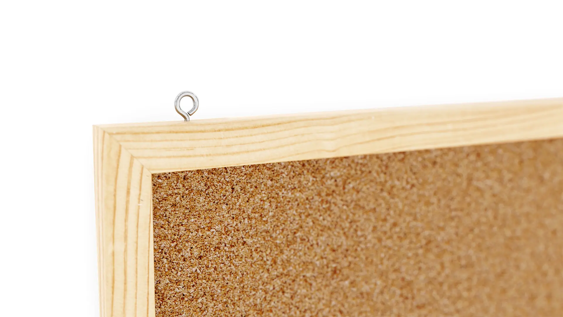 Cork notice board wooden natural frame 80x50 cm + FREE Accessories - Image 7