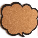 Cork Chat Cloud Board 44x29 cm